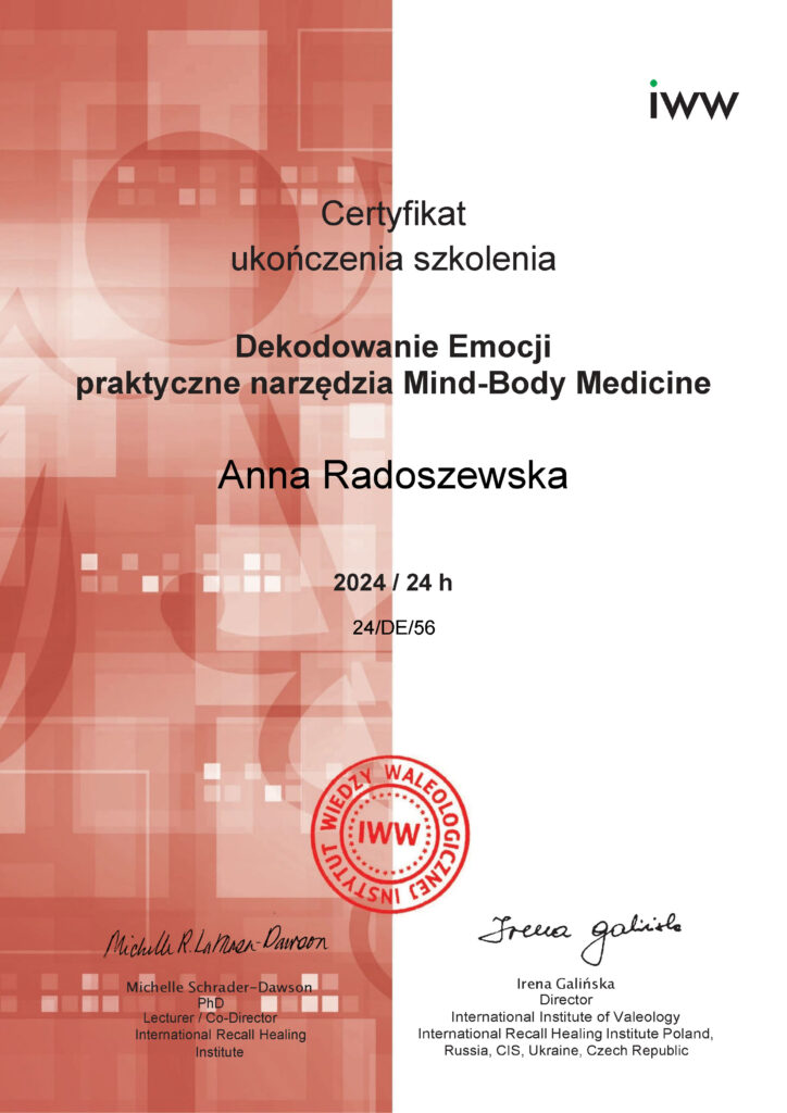 Recall Healing Dekodowanie Emocji